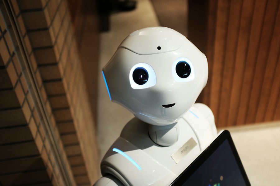 AI automation workflow on a laptop